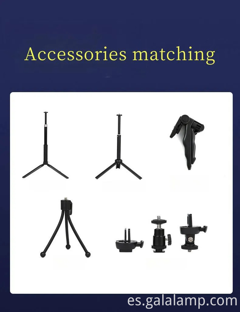 Mini luz de selfie portátil para transmisión en vivo y videos